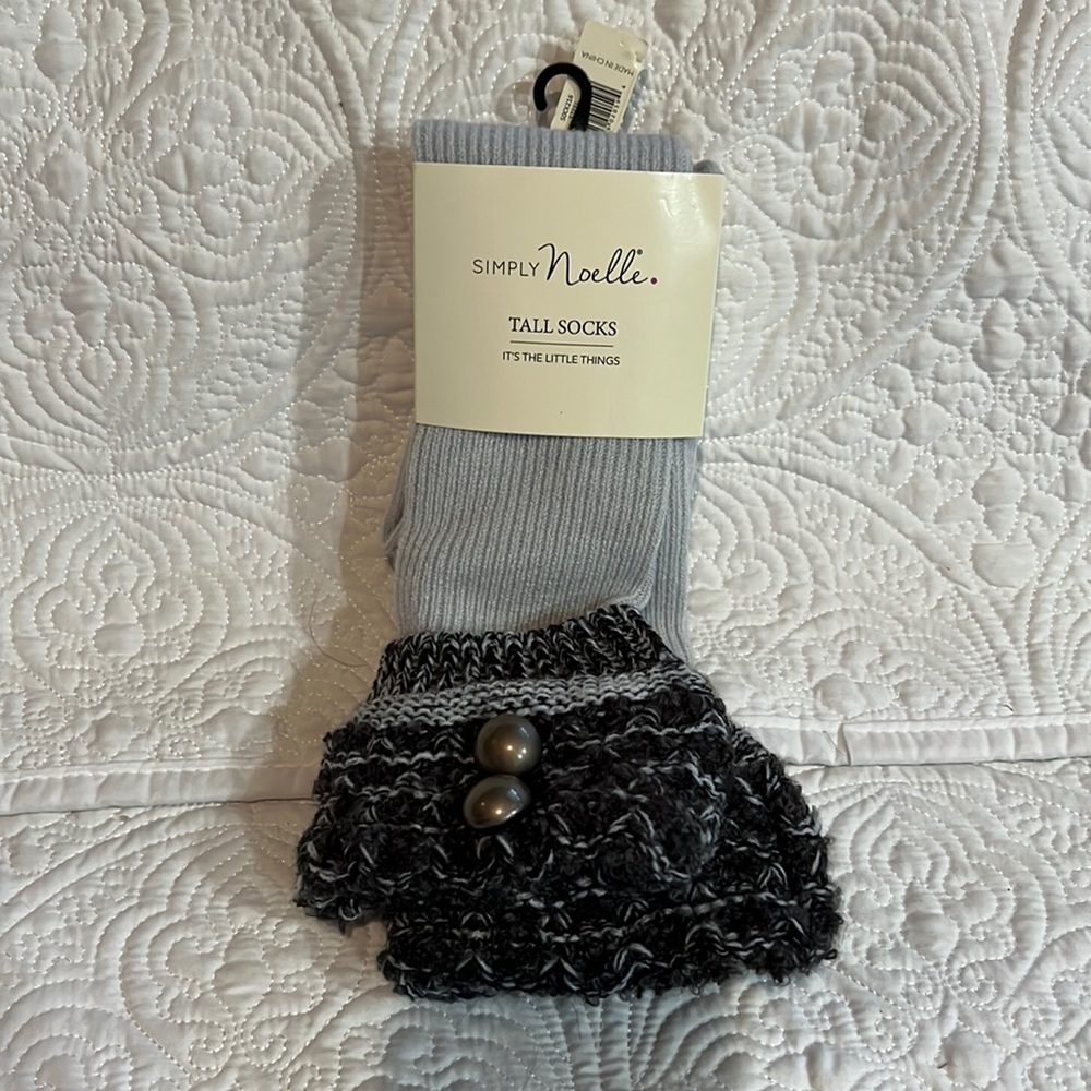 Simply Noelle tall socks, NWT